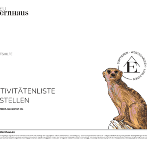 Aktivitätenliste erstellen