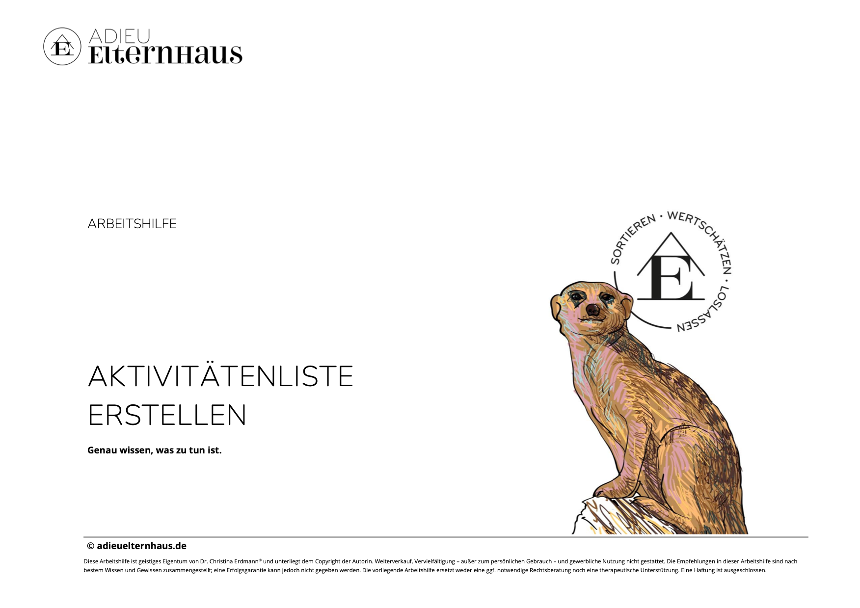 Aktivitätenliste erstellen