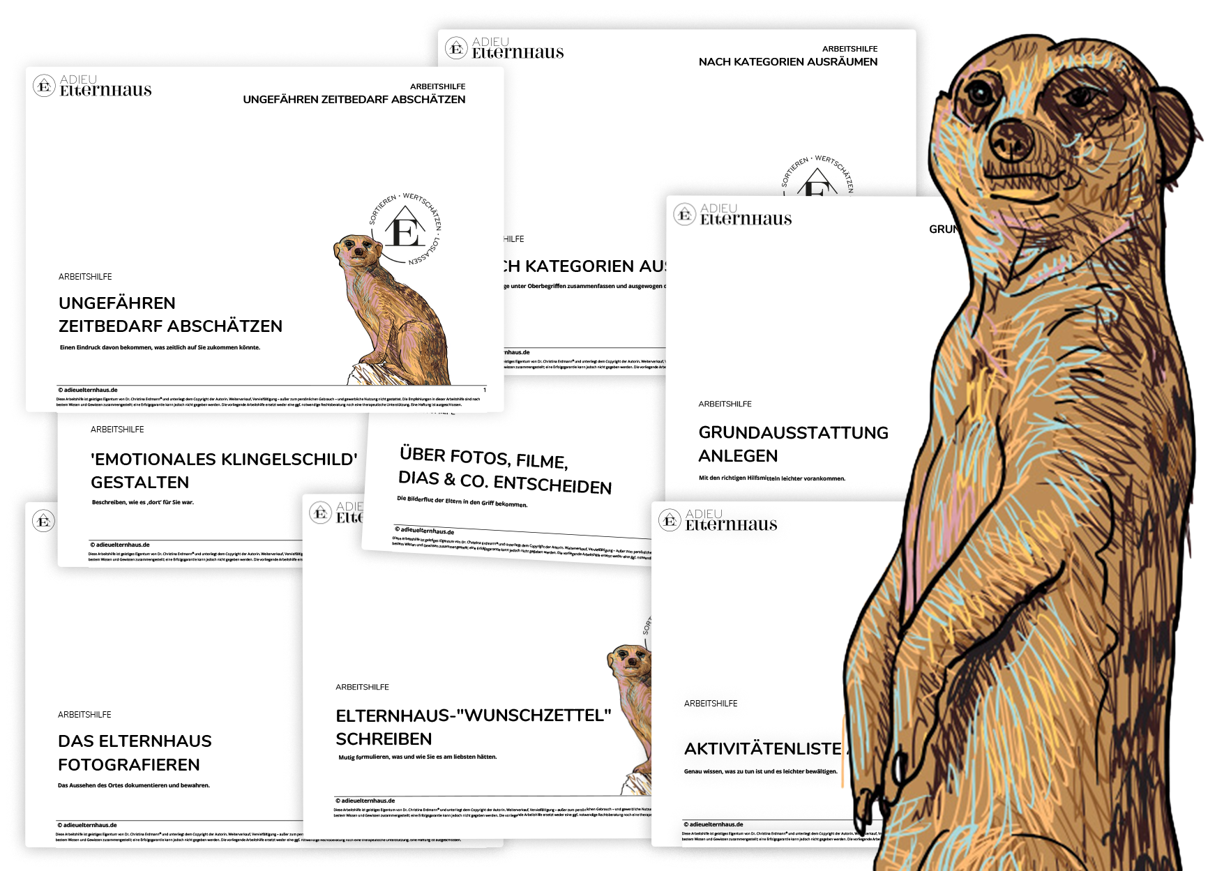 Adieu Elternhaus Arbeitshilfen-Paket